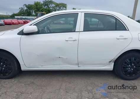 2009 Toyota Corolla Le из США, поврежденный, VIN 2T1BU40E19C120280